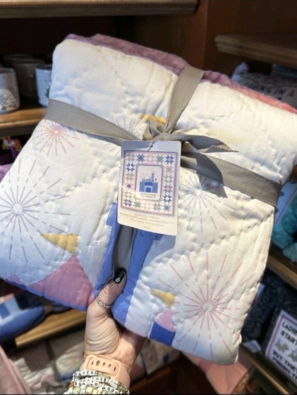 Disney Parks Cinderella Castle Quilt